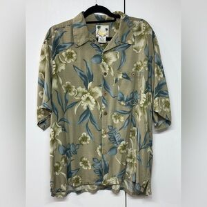 Banana Cabana XXL Hawaiian Shirt - 100% silk